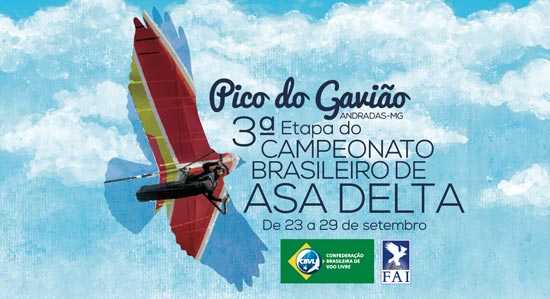 3ª Etapa do Campeonato Brasileiro de Asa Delta 2018 - Andradas - MG