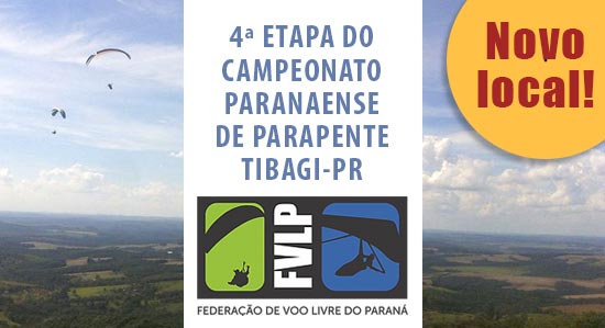 4ª etapa do campeonato paranaense de parapente 2018 - Tibagi - PR