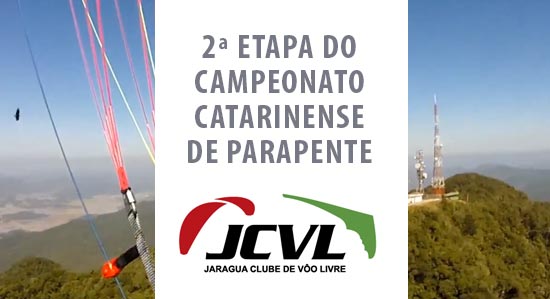 2ª Etapa do Campeonato Catarinense de Parapente 2019 - Jaraguá do Sul - SC