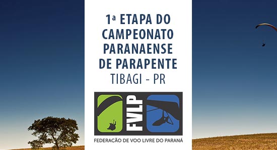 1ª etapa do campeonato paranaense de parapente 2020 - Tibagi - PR