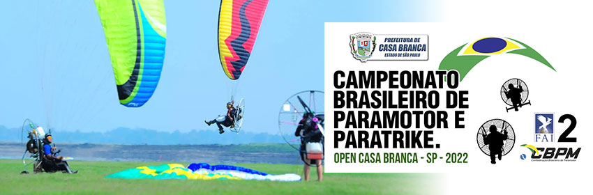 1ª Etapa do campeonato Brasileiro de Paramotor e Paratrike 2022