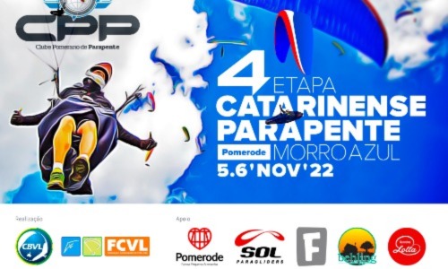 4ª Etapa do campeonato catarinense de parapente 2022