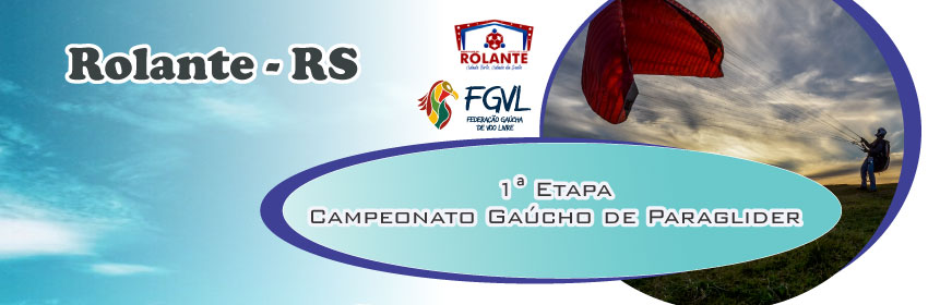 1ª Etapa do campeonato gaúcho de parapente 2022 - Rolante - RS