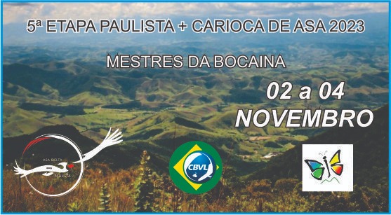 5ª etapa do Campeonato Paulista de Asa Delta 2023