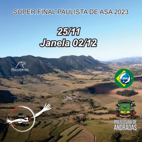 Super Final do Campeonato Paulista de Asa Delta 2023