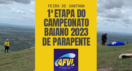 1a Etapa do Campeonato Baiano de Parapente 2023
