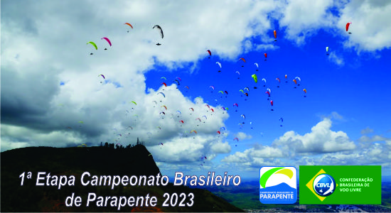 1ª Etapa do Campeonato Brasileiro de Parapente 2023 - Governador Valadares - MG