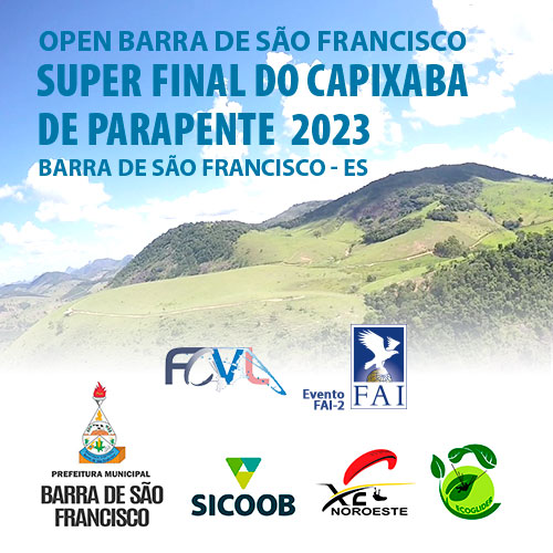Open Barra de São Francico - Super final do Capixaba de Parapente 2023