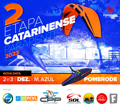 2ª Etapa do campeonato Catarinense de parapente 2023
