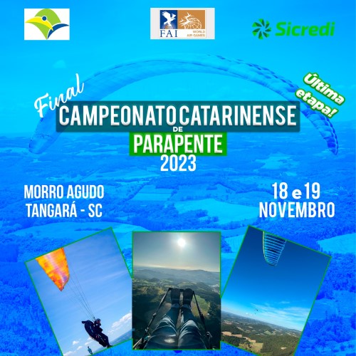 5ª Etapa do Campeonato Catarinense de Parapente 2023