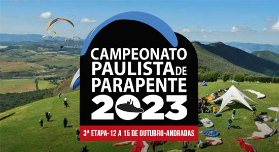 Terceira Etapa do Campeonato Paulista de Parapente 2023