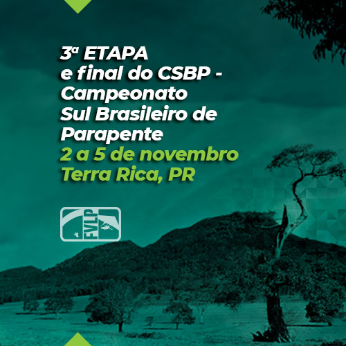 Final do campeonato Sul-Brasileiro de parapente 2023